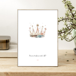 affiche Princesse tendance rock'n'roll