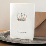 Carte Princesse tendance rocknroll