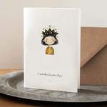 Carte Je suis la reine des petites chipies