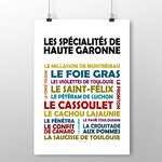 affiche Les spécialités de Haute Garonne 2
