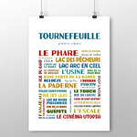 affiche Tournefeuille les quartiers 2