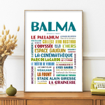 affiche Balma les quartiers
