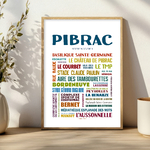 Affiche Pibrac les quartiers