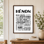 Affiche quartiers noire