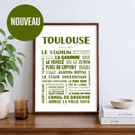 Affiche quartier en vert 3 Sticker