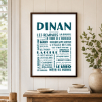 Affiche quartiers bleue