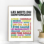 affiche Les Mots du Saintongeais