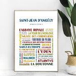 affiche Saint-Jean D'angély Quartiers