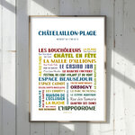 affiche Chatelaillon Plage quartiers