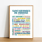 Affiche Saint-Georges de Didonne quartiers