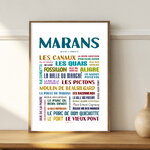 Affiche Marans quartiers