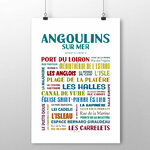 affiche Angoulins sur mer les quartiers 2