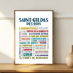 Affiche Saint-Gildas des Bois les quartiers
