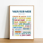 Affiche de vaux-Sur-Mer