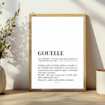 Affiche Définition de Gouelle