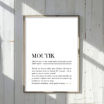affiche définition Moutik