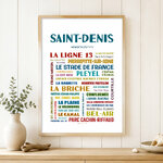 Affiche de Saint-Denis les quartiers