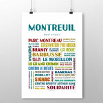 affiche Montreuil les quartiers 2