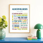 Affiche Aubervilliers les Quartiers
