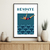 affiche Plongeuse hendaye