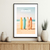 Affiche Hossegor Surf