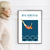 affiche biscarrosse bord de mer NEW