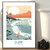 affiche Surf Retro - Loire Atlantique