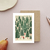 Carte fin d'année sapins