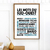 affiche Les mots du sud ouest noir et bleu NEW