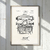 affiche brevet machine a ecrire