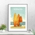 affiche Dinard - Surf