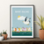 affiche Saint-Suliac bord de mer