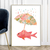 affiche le poisson qui n'aimait pas la pluie