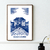 affiche Port Louis bleue