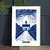 Affiche de Ile de Groix bleue