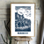 Affiche Dol de Bretagne bleue