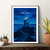 affiche Phare du Petit Minou La nuit