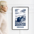 affiche Lampaul Plouarzel Bleue