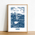 Affiche Audierne Bleue