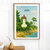 Affiche Combrit Sainte Marine couleurs
