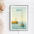 affiche Noirmoutier port de l'Herbaudière