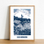 Affiche Ile de noirmoutier la plage gravure