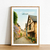 affiche Dinan couleur ruelle