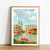 Affiche Cholet aquarelle couleur