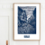 Affiche Dinan rue bleue