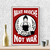 affiche Make brioche not war