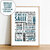 Affiche Les Mots de la Salle Bleu sticker
