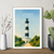 affiche île d'Oléron phare de Chassiron aquarelle