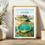 Affiche Saint Quay portrieux Couleur
