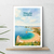 affiche Toulon, plages du Mourillon